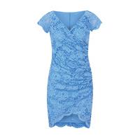 lipstick boutique jessica wright faith lace bodycon dress in cornflowe ...