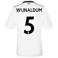 Liverpool Away Elite Shirt 2017-18 with Wijnaldum 5 printing, Black