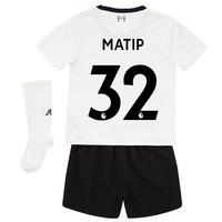 Liverpool Away Infant Kit 2017-18 with Matip 32 printing, Black