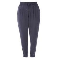 live unlimited navy blue tencel trousers navy