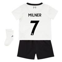 Liverpool Away Baby Kit 2017-18 with Milner 7 printing, Black