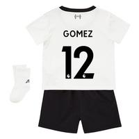 Liverpool Away Baby Kit 2017-18 with Gomez 12 printing, Black