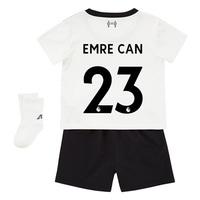 Liverpool Away Baby Kit 2017-18 with Emre Can 23 printing, Black