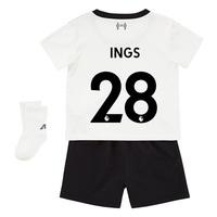 Liverpool Away Baby Kit 2017-18 with Ings 28 printing, Black