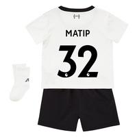 Liverpool Away Baby Kit 2017-18 with Matip 32 printing, Black