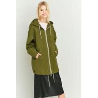 light before dark washed khaki parka khaki