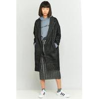 Light Before Dark Textured Grey Overcoat, GREY