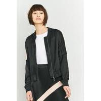 Light Before Dark Side Stripe Black Track Jacket, BLACK