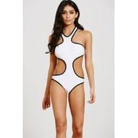 Little Mistress Halter Cut Away Swimsuit