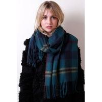 Liquorish Green Tartan Scarf