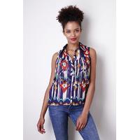 Liquorish Cowgirl Floral Blouse