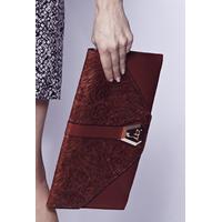 Liquorish Brown Evening Clutch