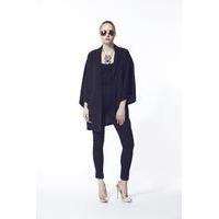 liquorish sleek black kimono