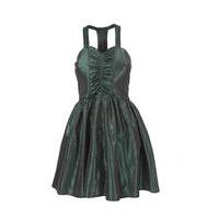 liquorish green skater dress