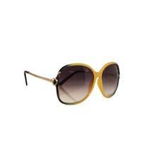 liquorish oversized black and yellow sunglasses