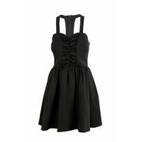 liquorish black skater dress