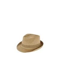 Liquorish Light Brown Trilby Hat
