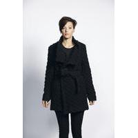 liquorish black bobble coat