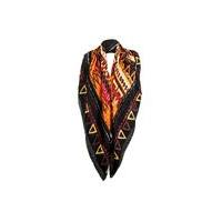 liquorish multi coloured aztec print scarf