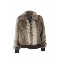 Liquorish Faux Fur Jacket