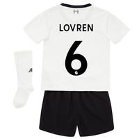 Liverpool Away Infant Kit 2017-18 with Lovren 6 printing, Black