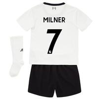 Liverpool Away Infant Kit 2017-18 with Milner 7 printing, Black