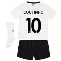 liverpool away infant kit 2017 18 with coutinho 10 printing black