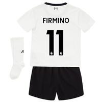 Liverpool Away Infant Kit 2017-18 with Firmino 9 printing, Black