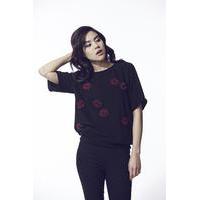 Liquorish Lip Print Jumper