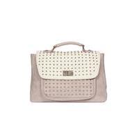 Liquorish Pastel Pink And Cream Satchel