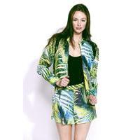 Liquorish Tropical Love Summer Bomber Jacket