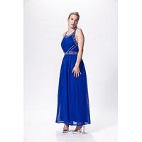 Liquorish Royal Blue Greek Goddess Dress