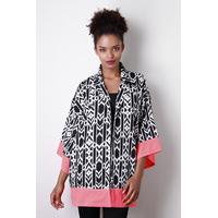 Liquorish Aztec Kimono Coat