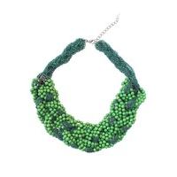 Liquorish Plaited Statement Necklace