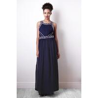 Liquorish Navy Greek Dress