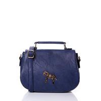 Liquorish Navy Pony Cross Body Bag