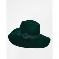 Liquorish Green Bow Ribbon Hat