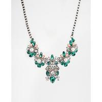 Liquorish Jewelled Statement Necklace