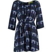 Liquorish Navy Tunic Dress