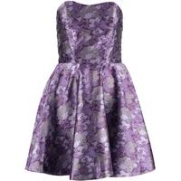 Liquorish Metallic Purple Dress