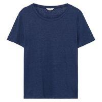 Linen Tee - Persian Blue