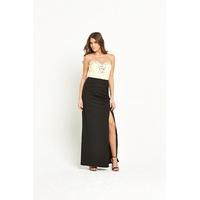 lipsy vip bandeau maxi dress