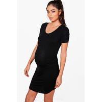 Lisa Cap Sleeve Bodycon Dress - black