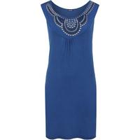 Lina Stud Detail Top - Blue