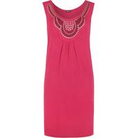 lina stud detail top cerise