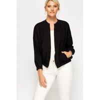 light zip up bomber jacket