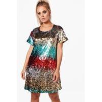 Lily Festival Sequin Dress - multi