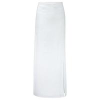 Linen Maxi Skirt (White / 12)