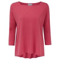 Linen Silk Trapeze Sweater (Soft Berry / 12)