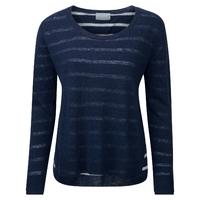 Linen Double Layer Sweater (Navy/White / 08)